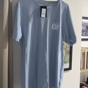 Vans light blue t shirt